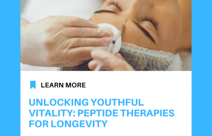 Unlocking Youthful Vitality: Peptide Therapies for Longevity